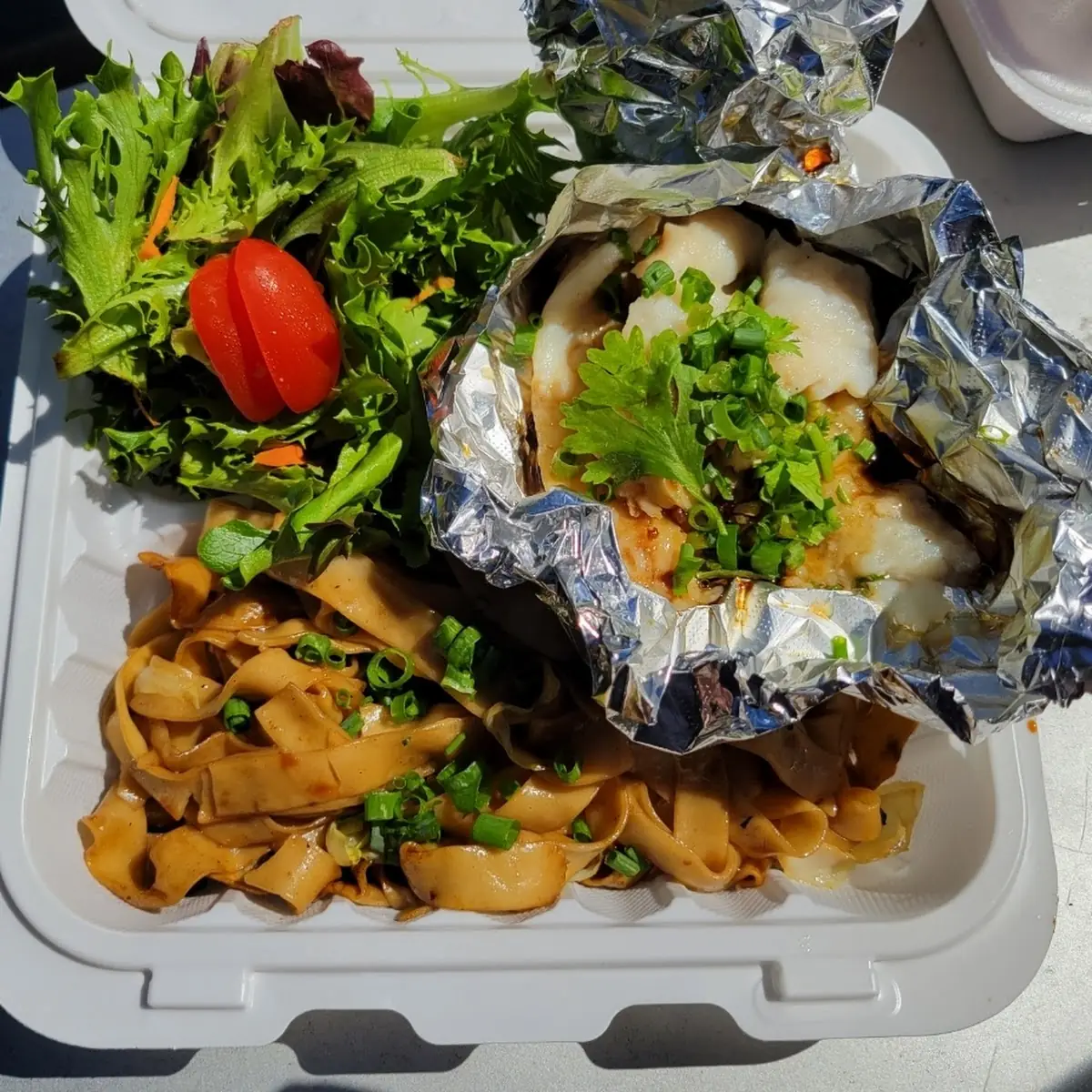 Steamed Fish and Chow Fun