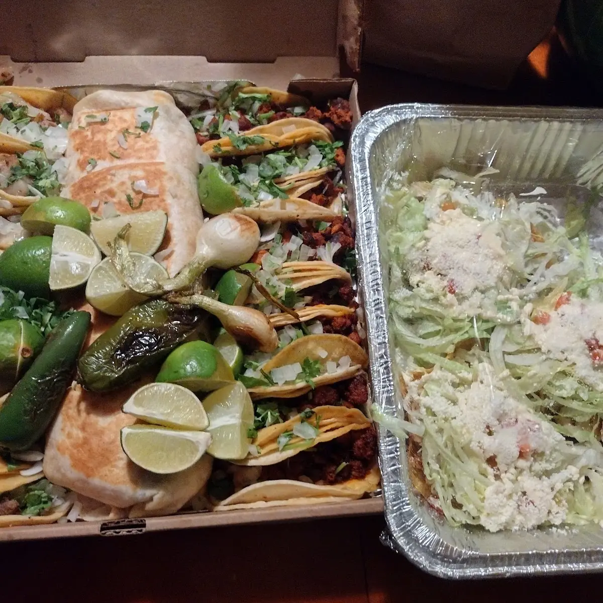 Crazy Combo 3 and Chicken Tostadas
