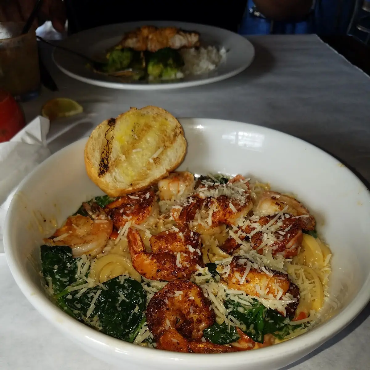 Spicy Shrimp Linguine