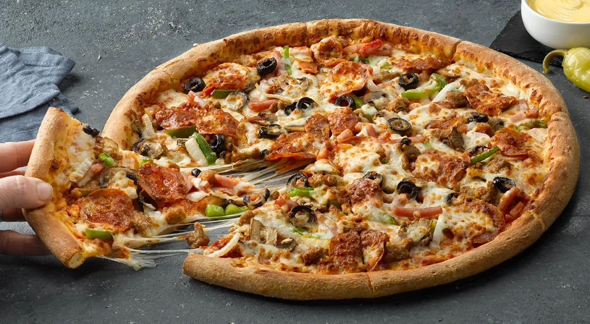 Philly Cheesesteak Pizza, Papa Johns Pizza