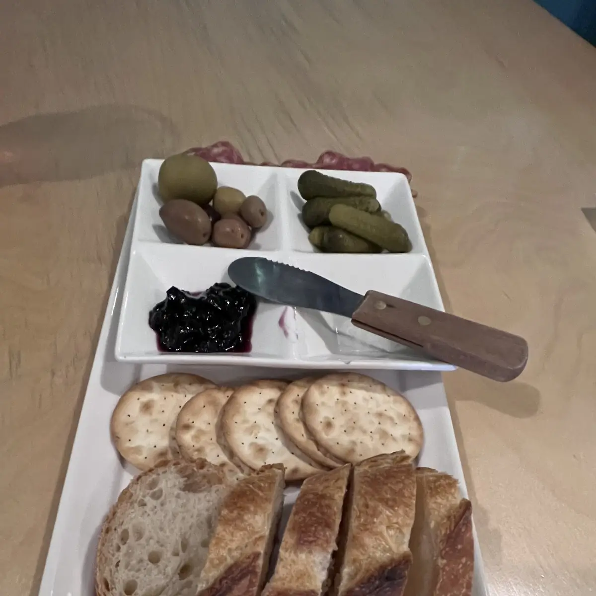 Cheese Bread Plate