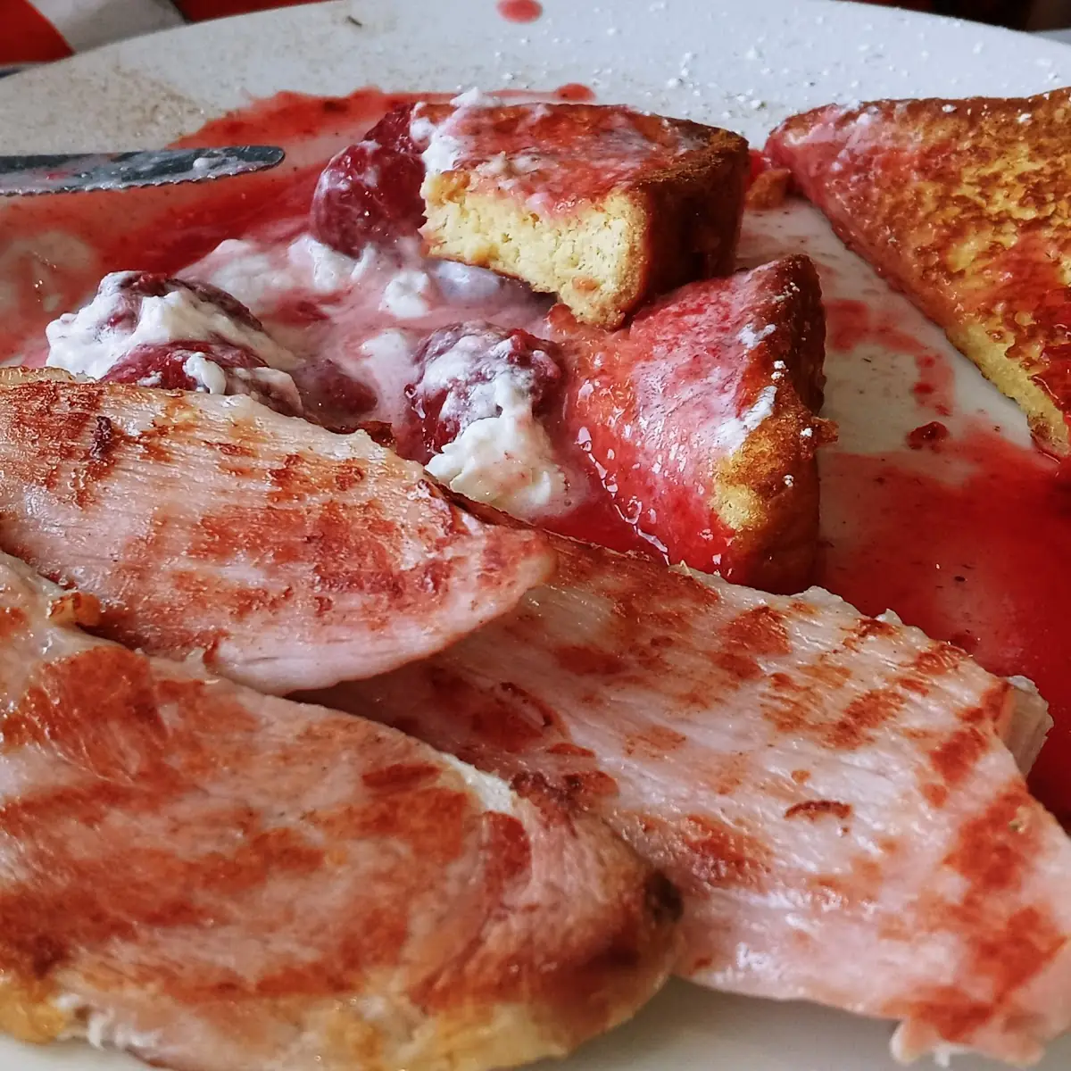 Pancake Breakfast with Ham
