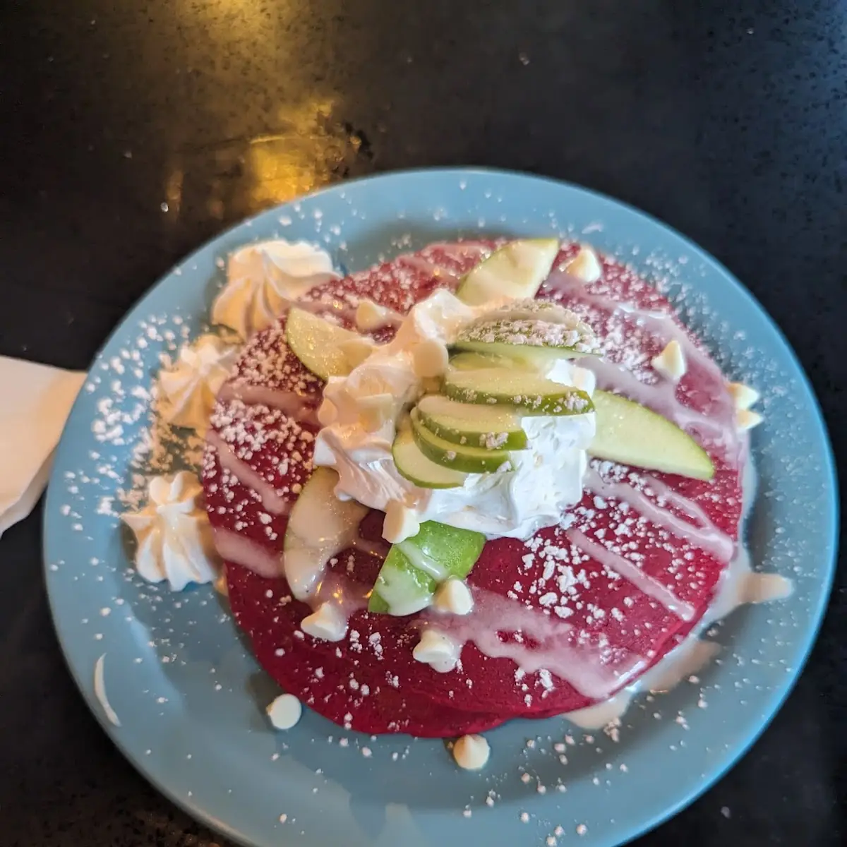 Red Velvet Pancakes