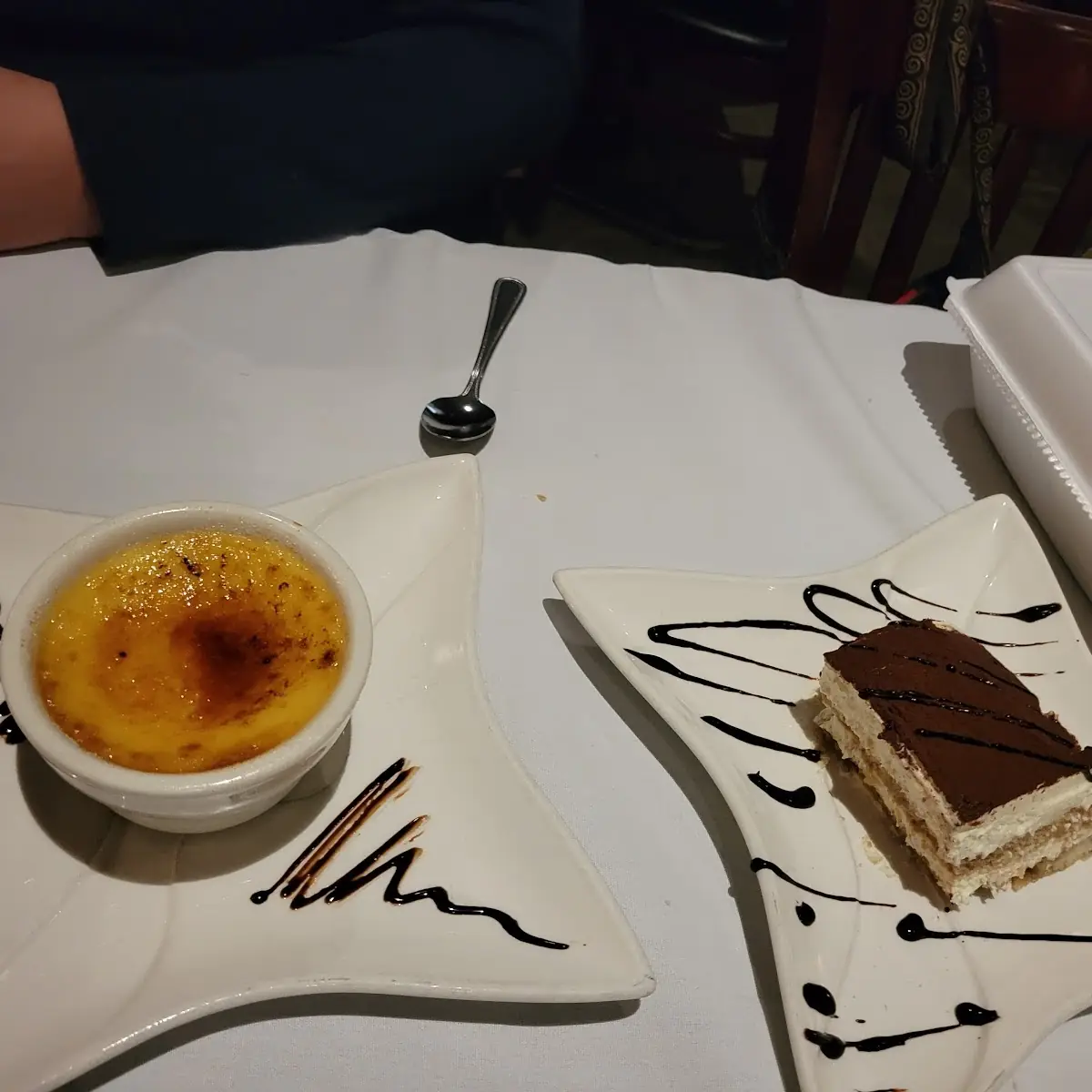 Tiramisu & Creme Brulee