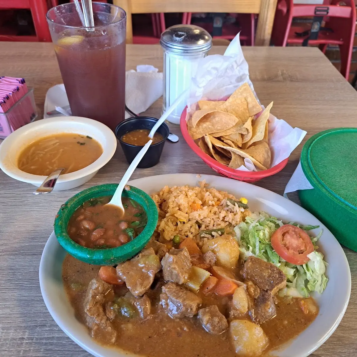 Carne Guisada Plate