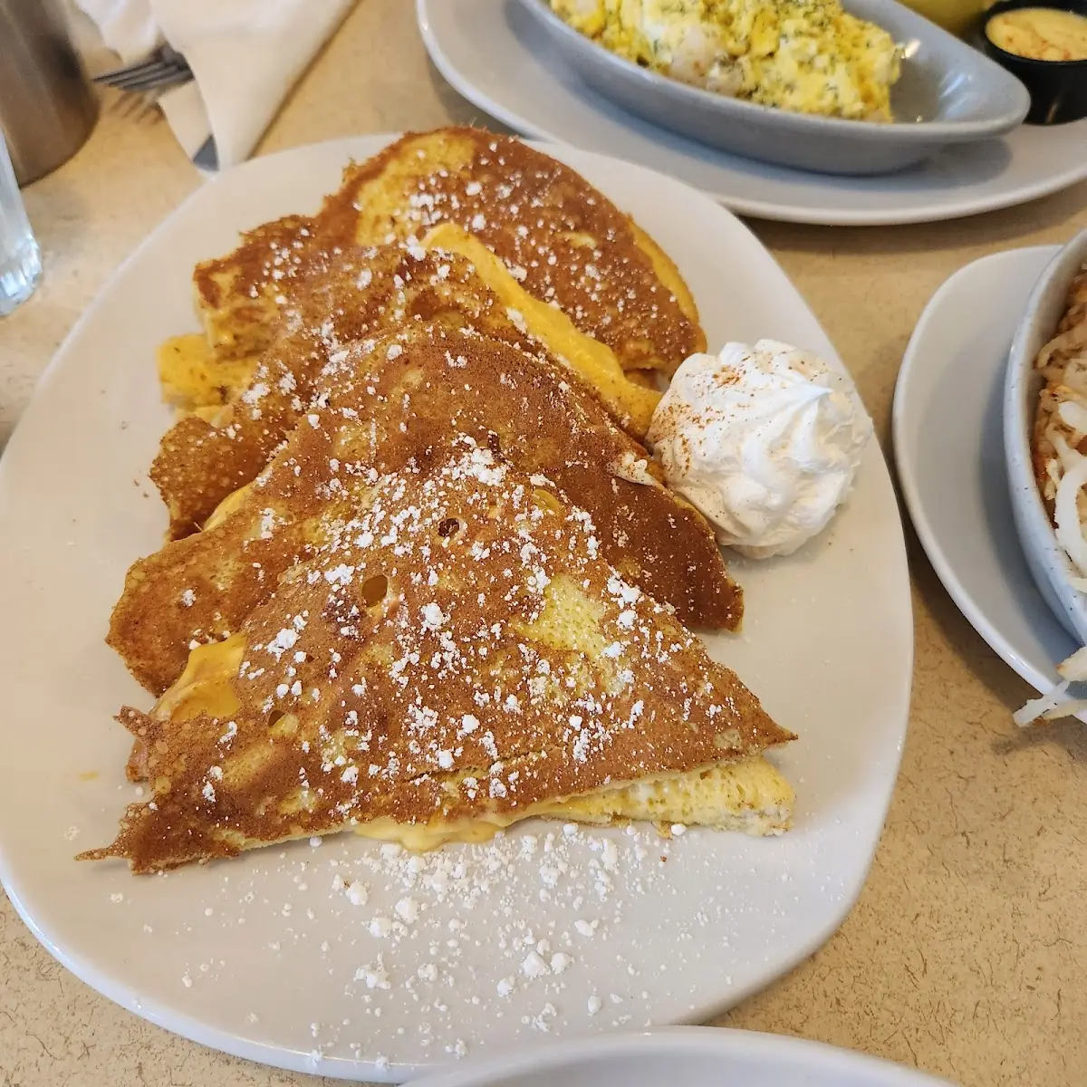 Pumpkin Pancake Combo