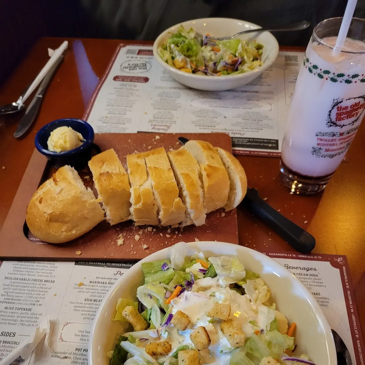 Side Salad with Ranch Dressing