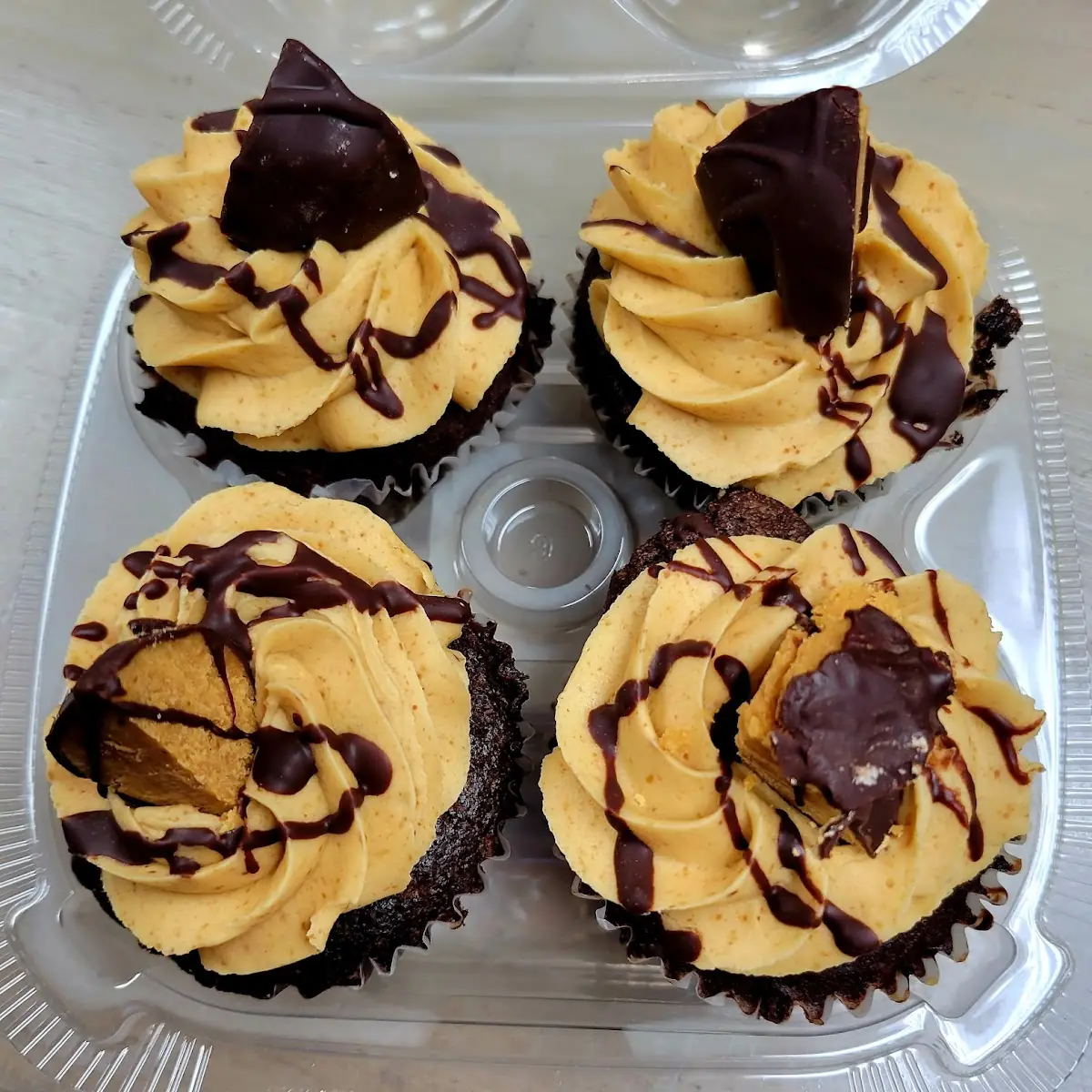 Chocolate Peanut Butter Cupcakes