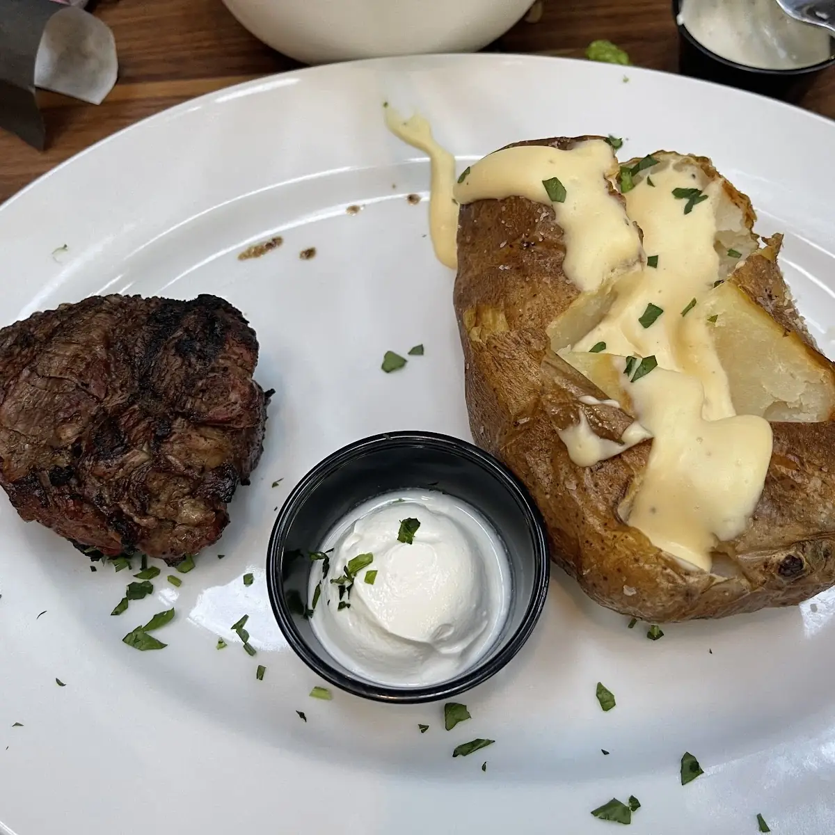 Filet and Baked Potato