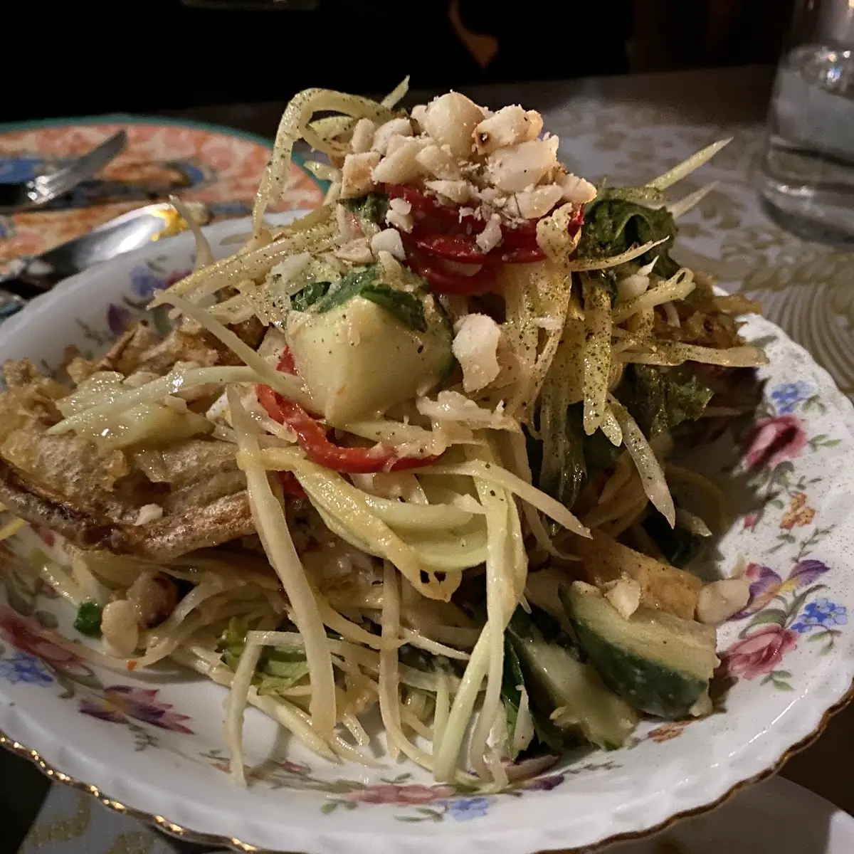Soft Shell Crab Papaya Salad