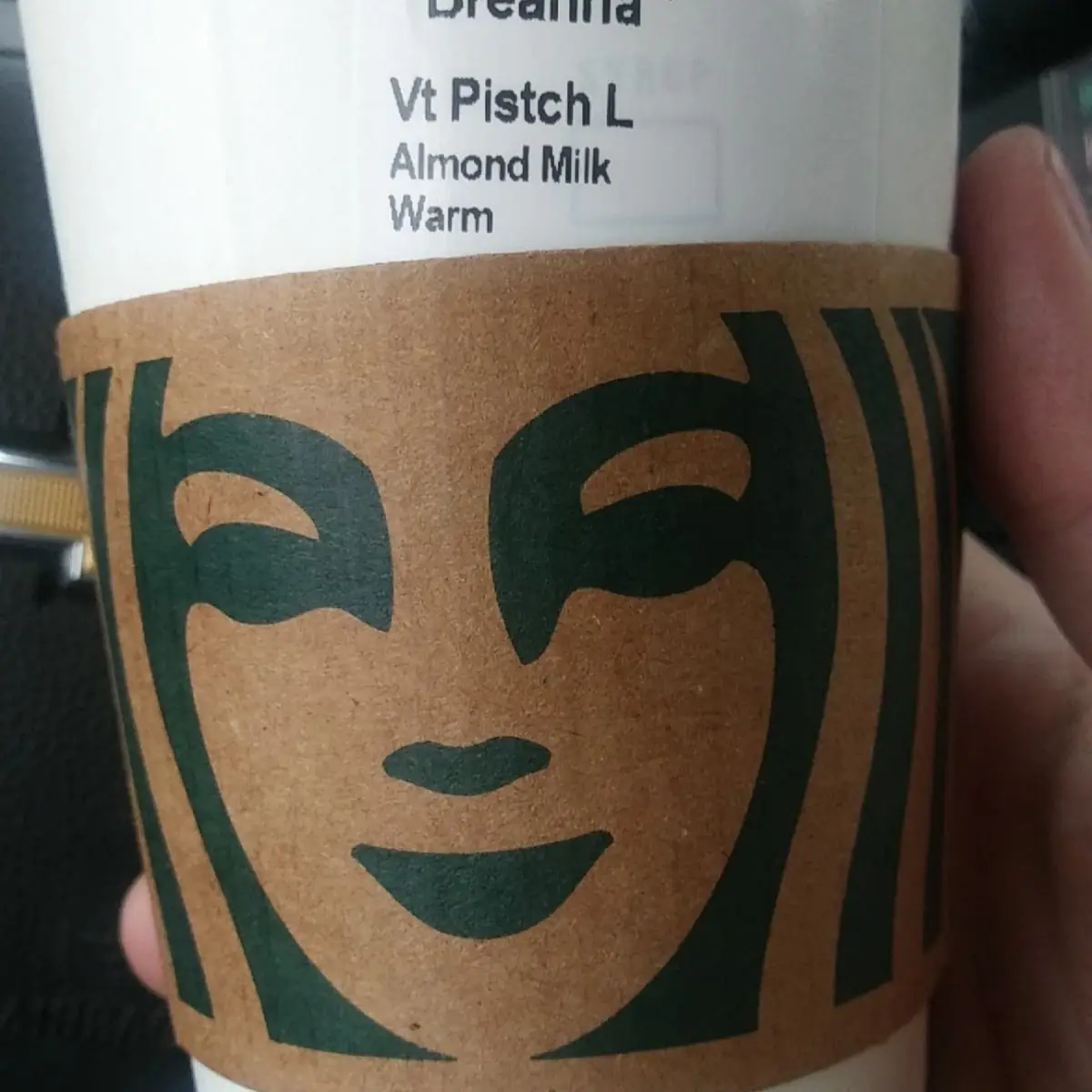 Pistachio Latte with Almond Milk