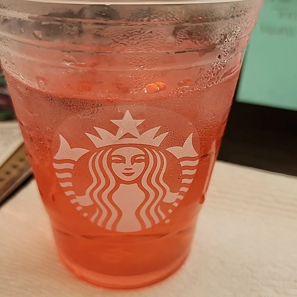Strawberry Açaí Starbucks Refreshers Beverage