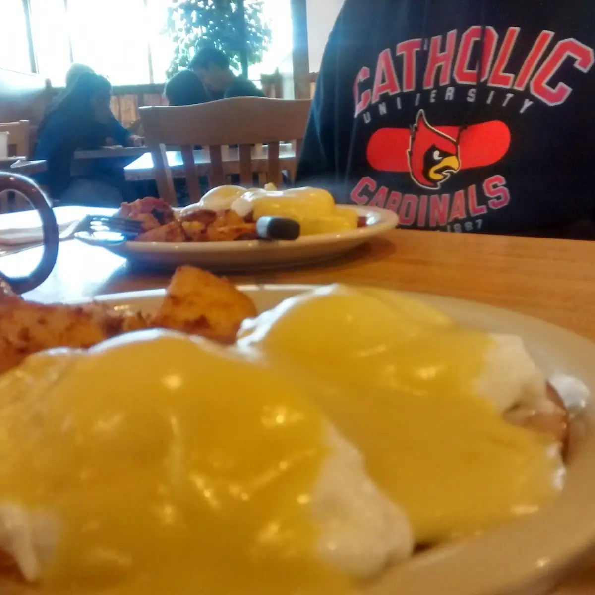 Eggs Benedict with Hash Browns