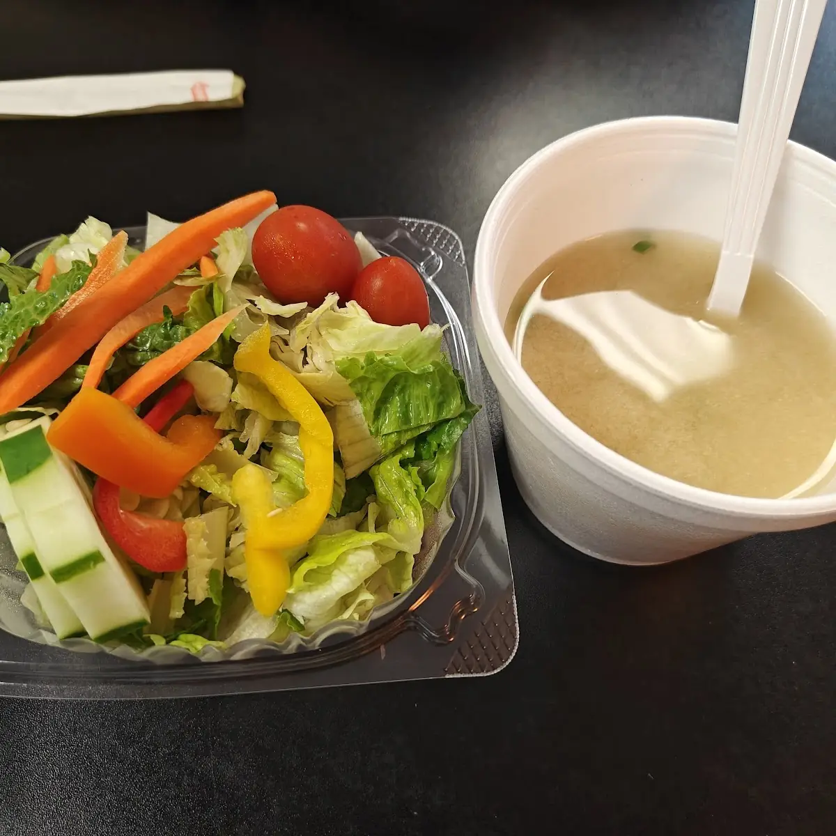 2. House Green Salad with Ginger Dressing
