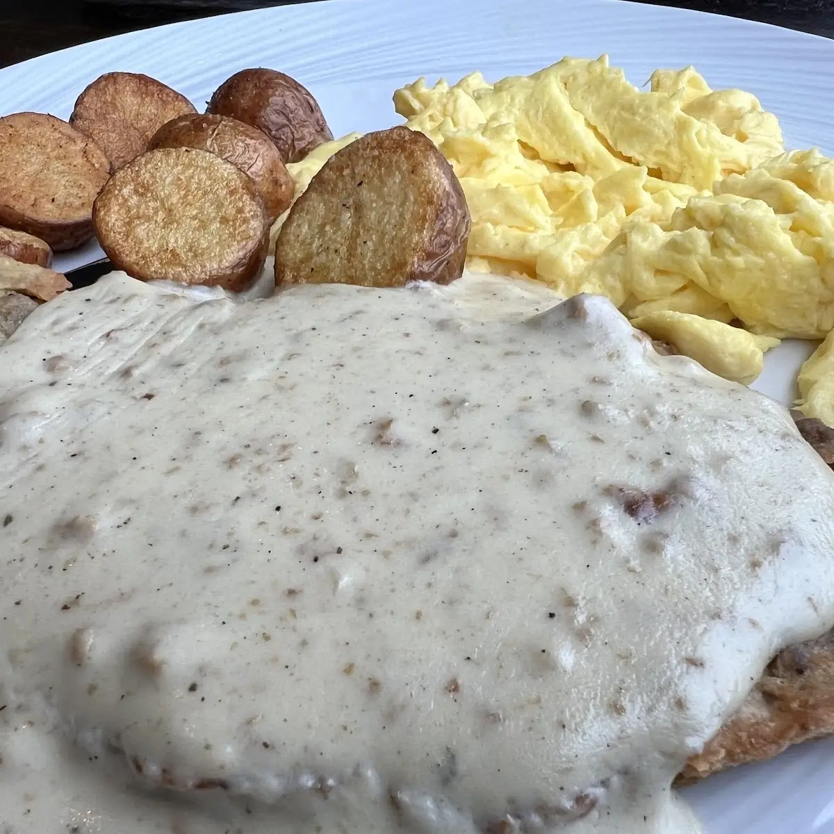 Chicken Fried Steak & Eggs