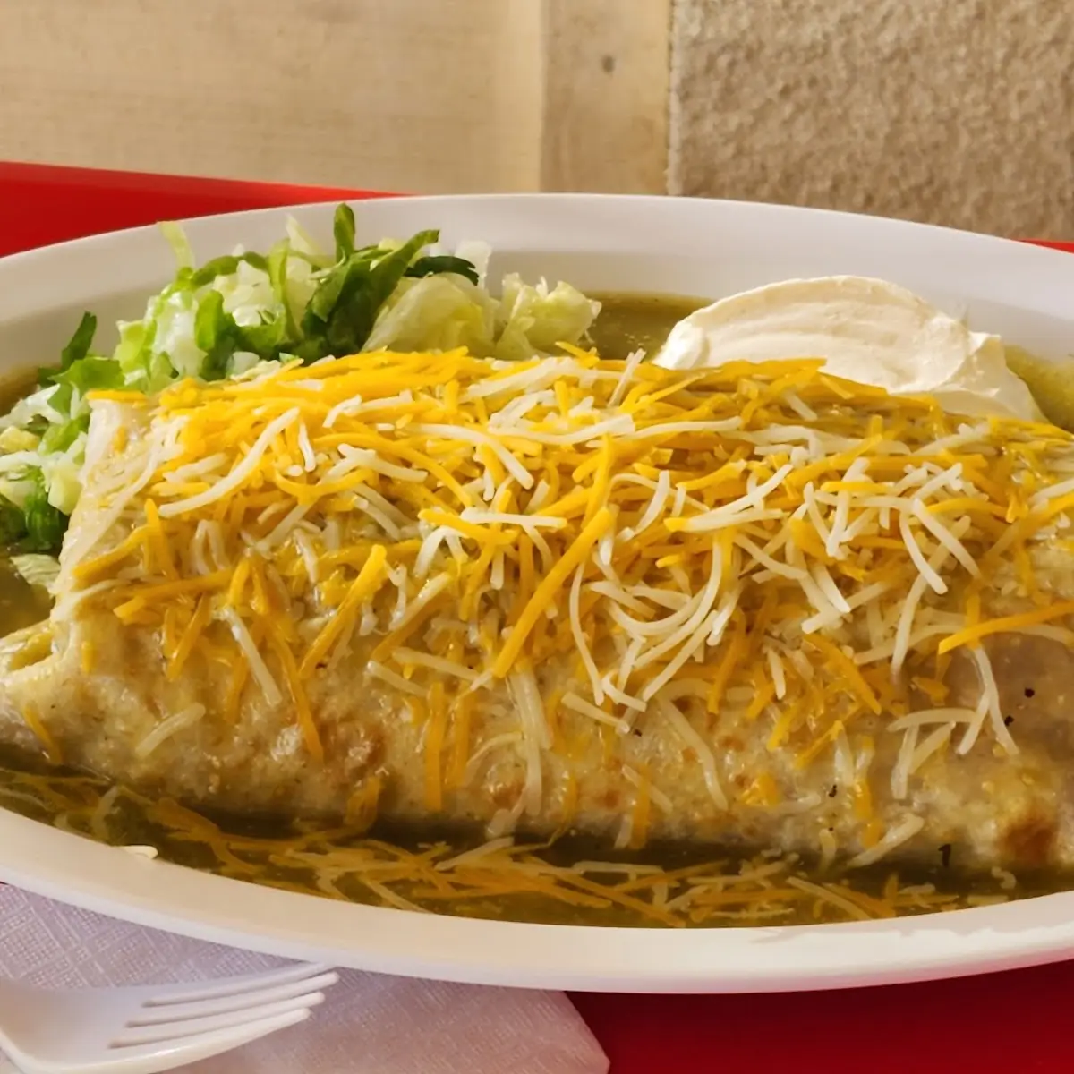 Chile Verde Burrito