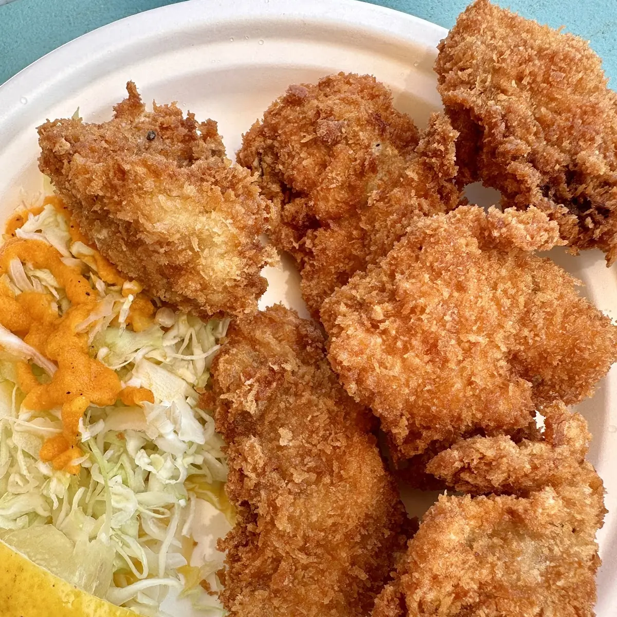 Panko Deep Fried Oysters
