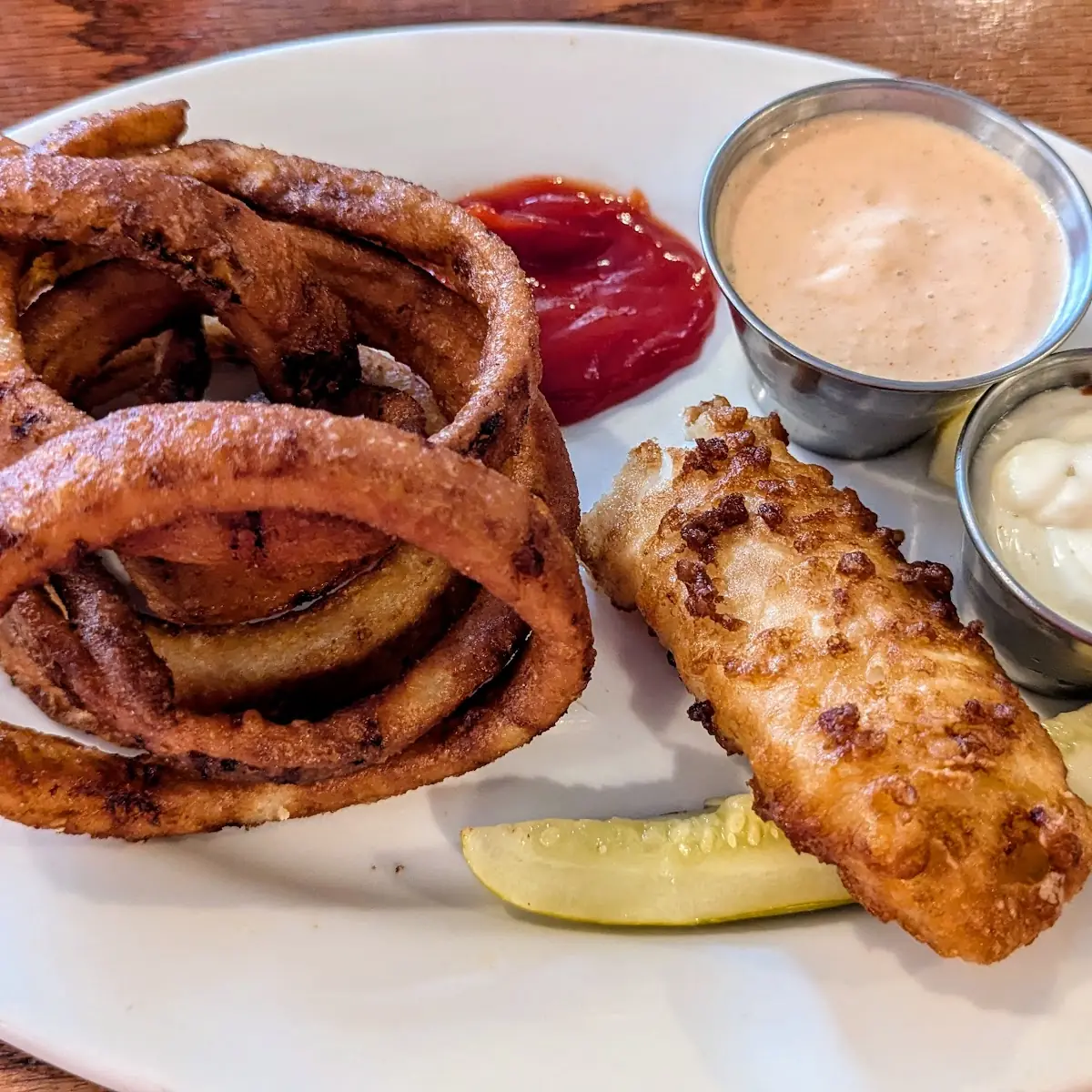 Fish and Onion Rings