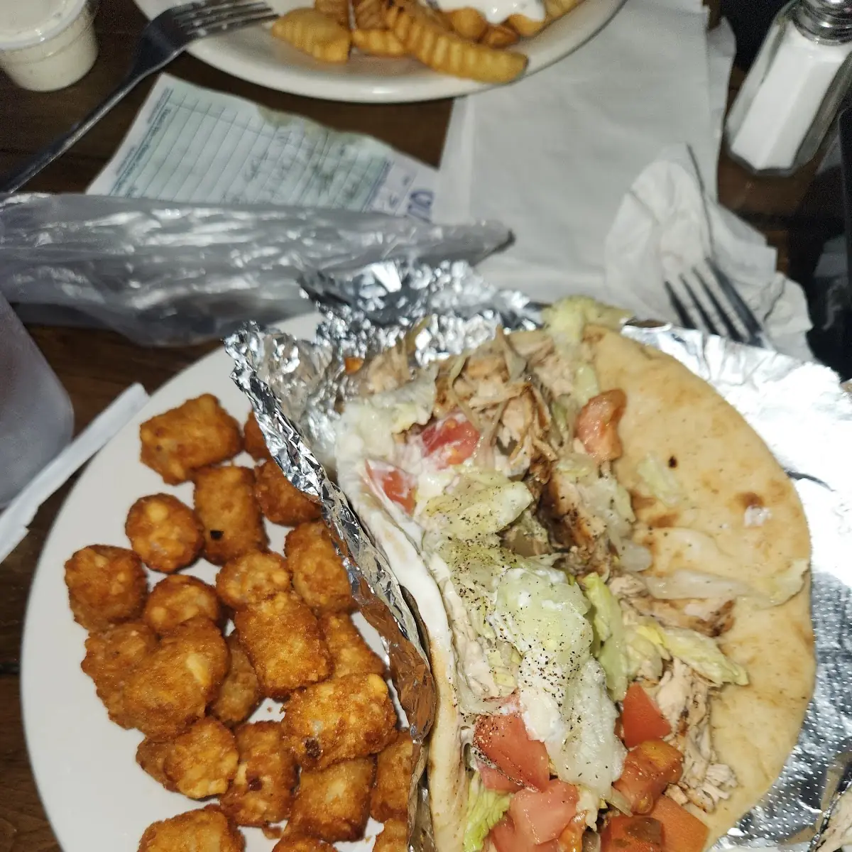 Grilled Chicken on Pita Bread