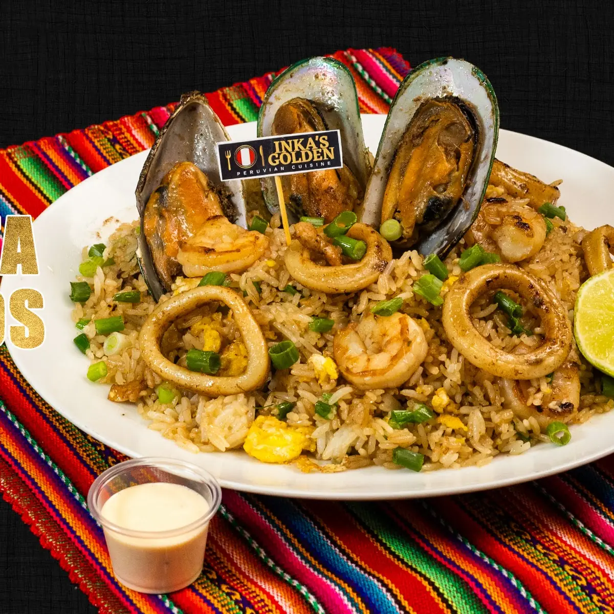 Arroz Chaufa Con Mariscos