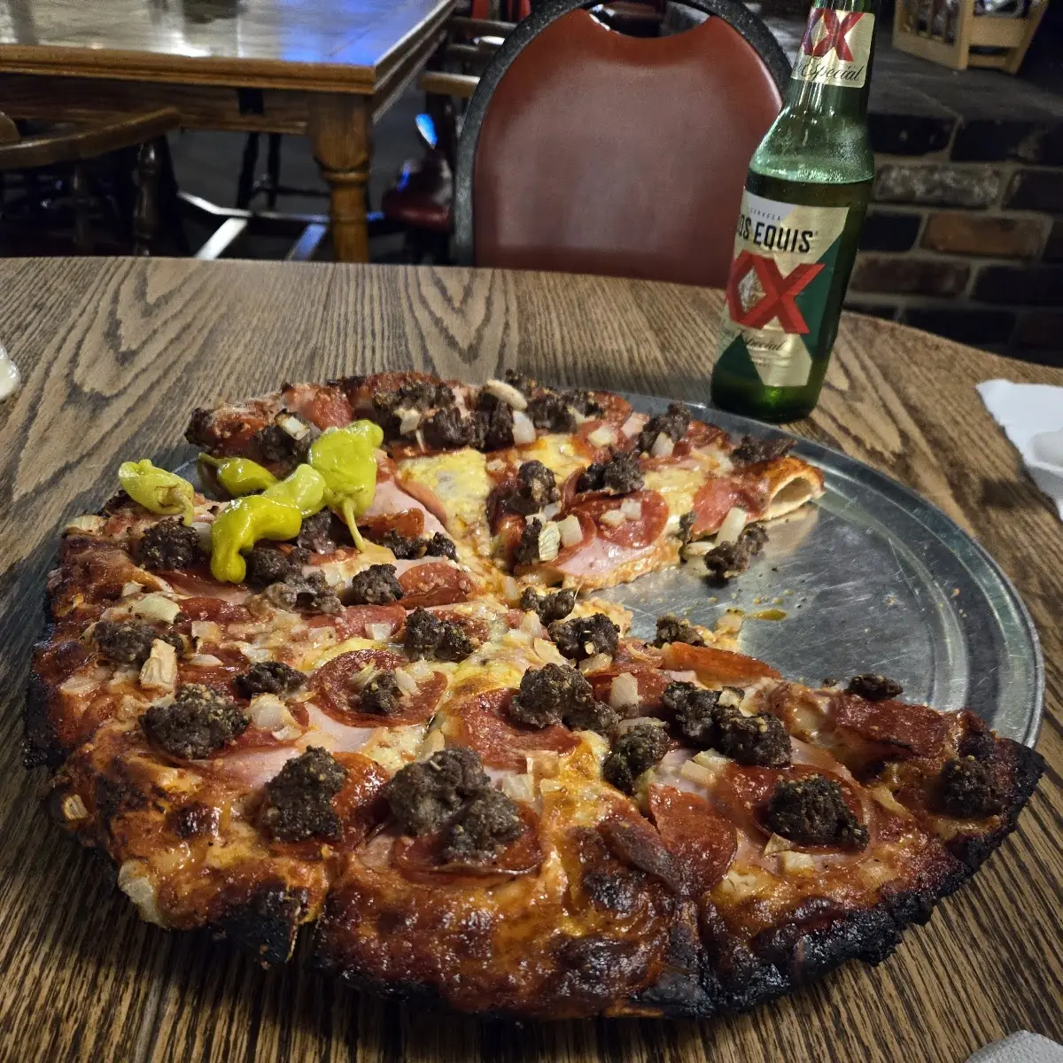 Pepperoni and Sausage Pizza