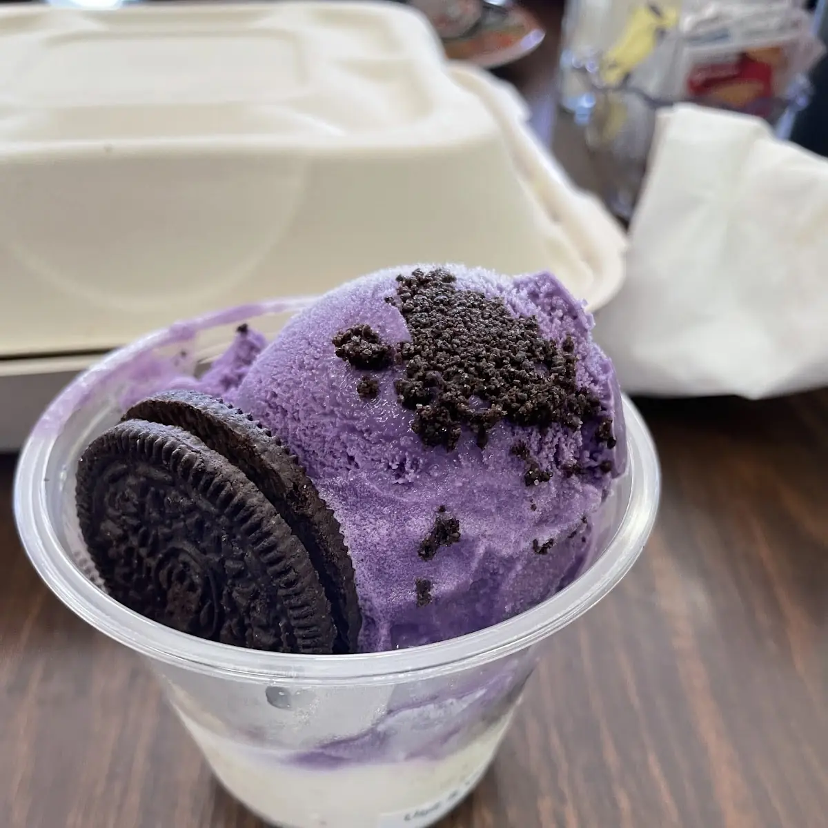 Ube Vanilla Ice Cream