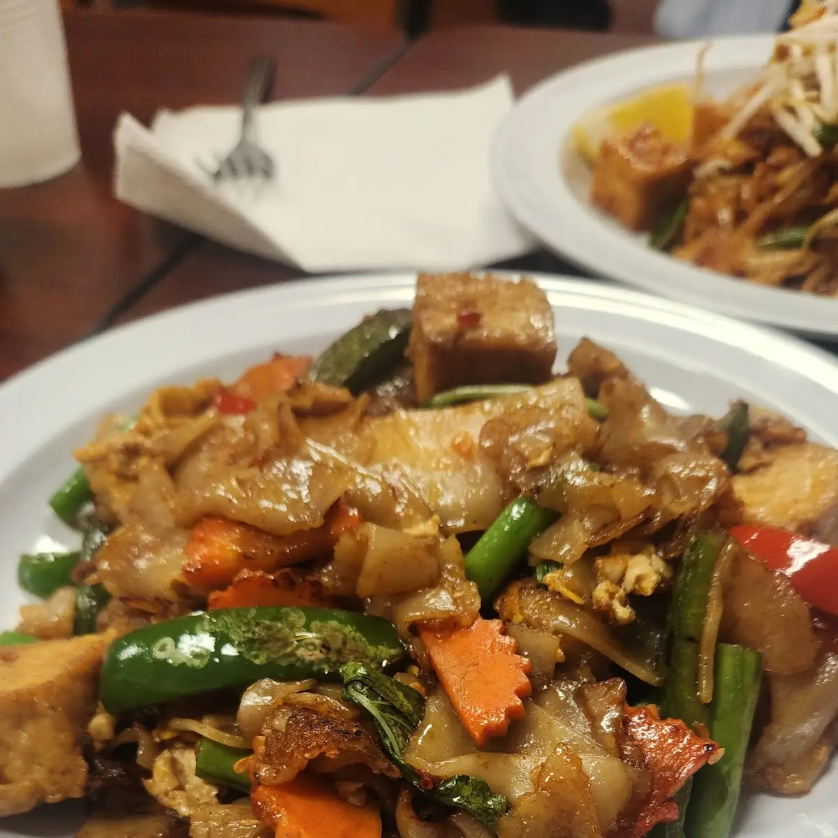Stir Fried Noodles with Tea