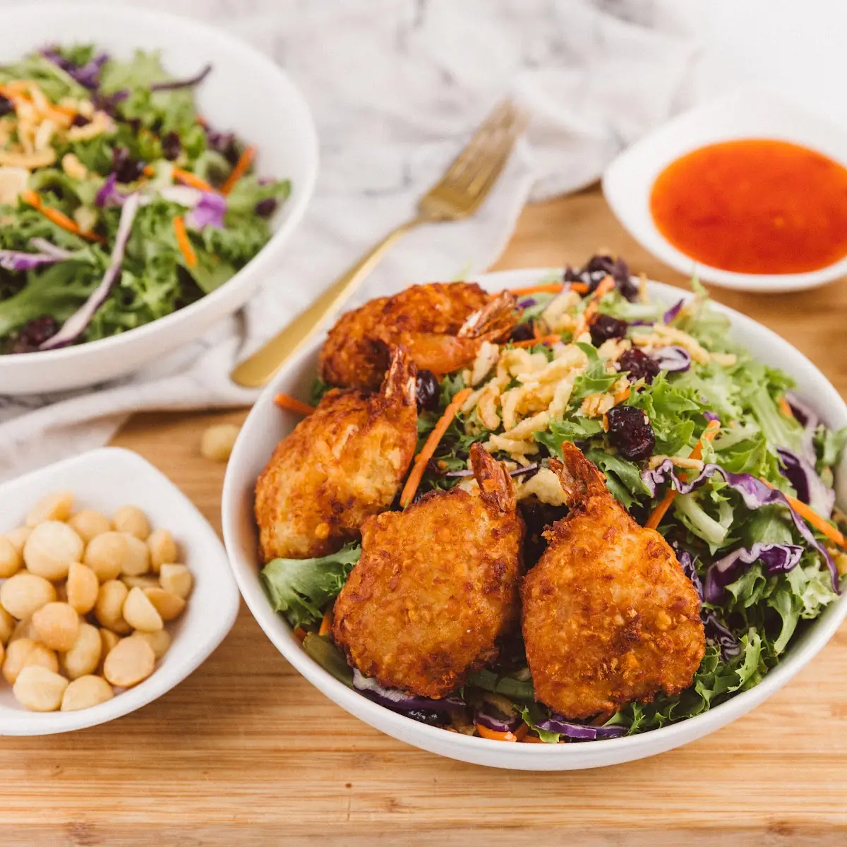 Coconut Macadamia Nut Shrimp