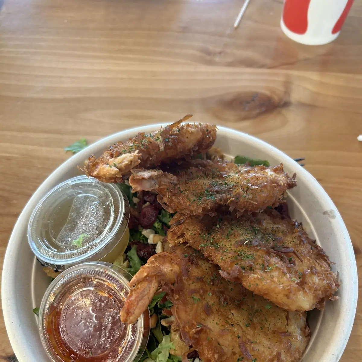 Coconut Shrimp Salad
