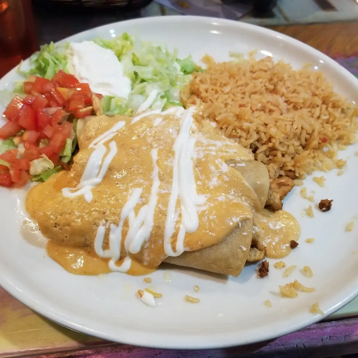 Chipotle Chicken Enchilada