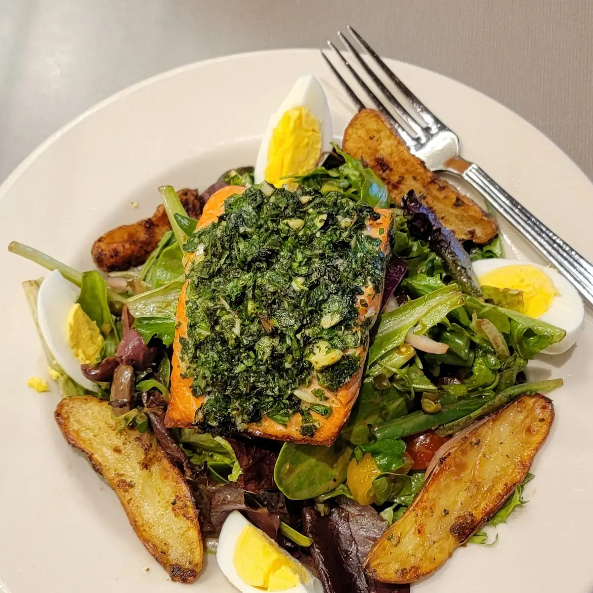 Wild Salmon Nicoise Salad