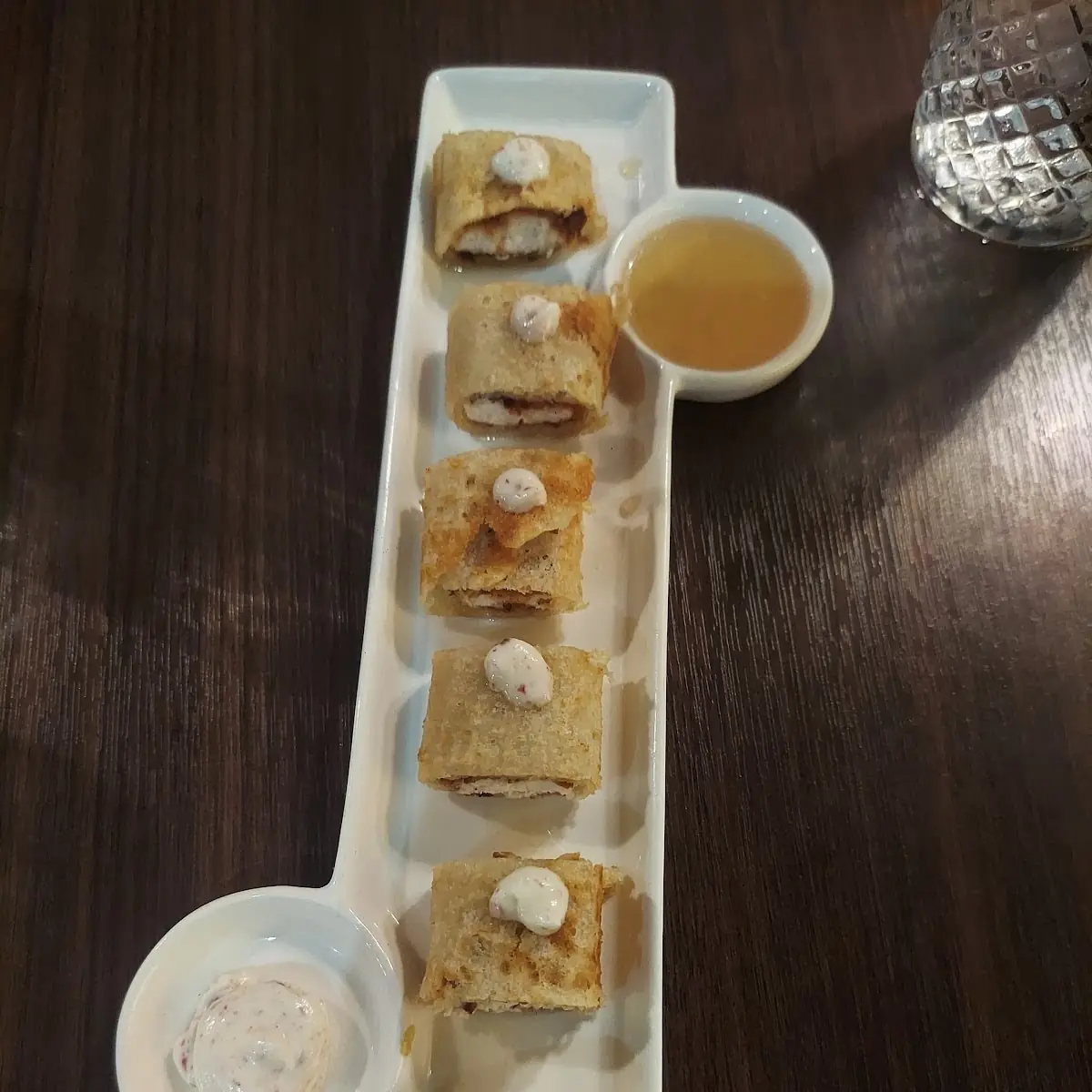 Chicken Waffle Sushi