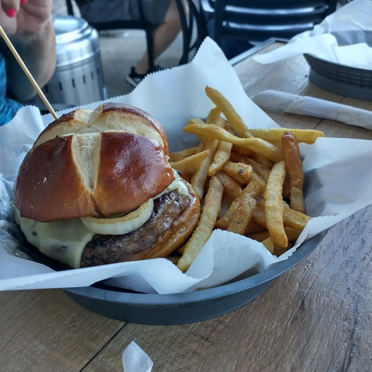 Mushroom and Swiss Burger