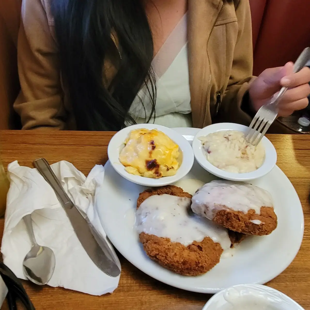 Chicken Fried Steak and Eggs