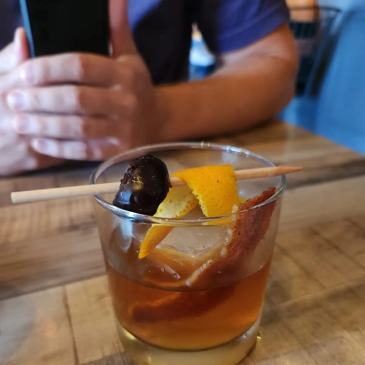 Bacon Infused Bourbon Old Fashioned