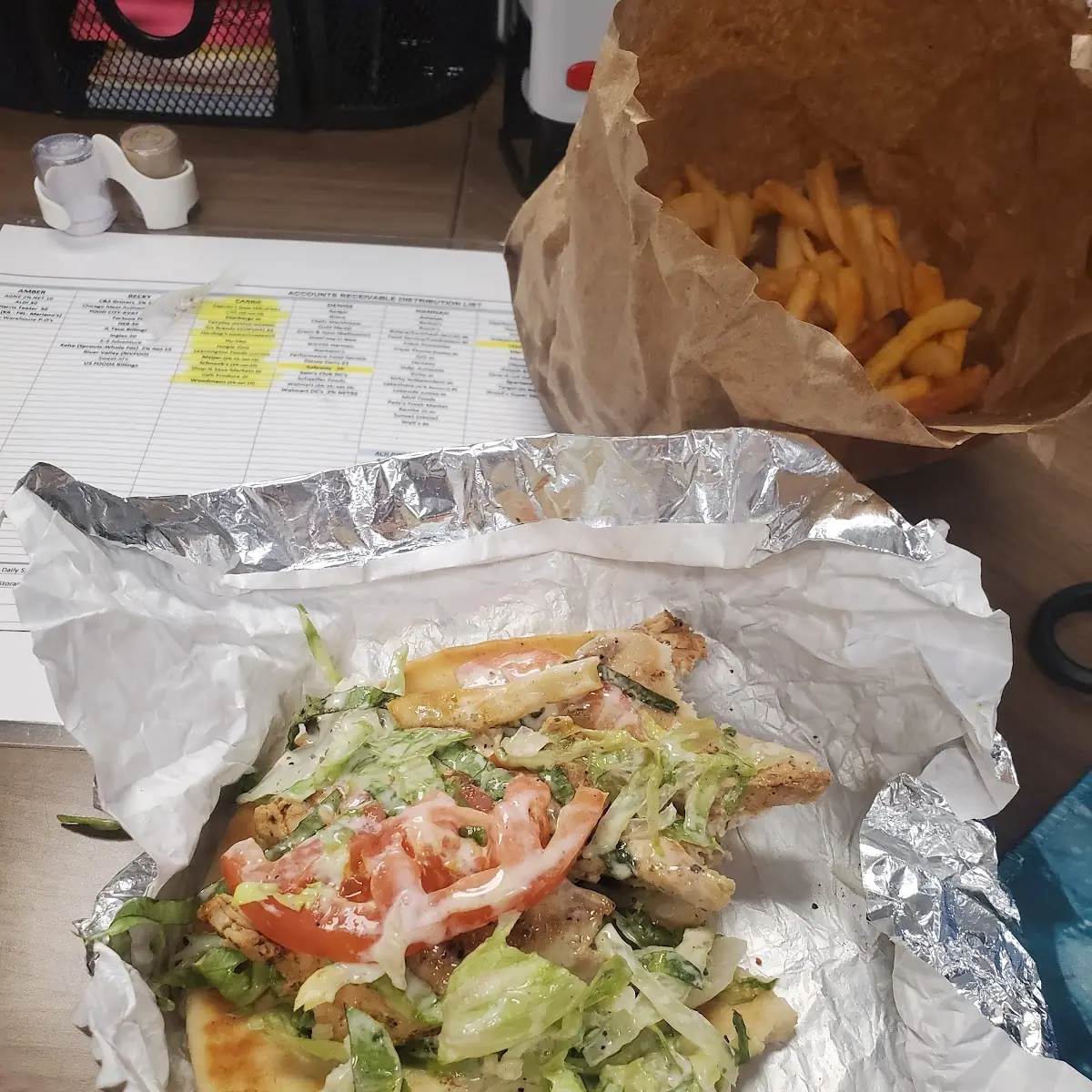 Grilled Chicken Pita