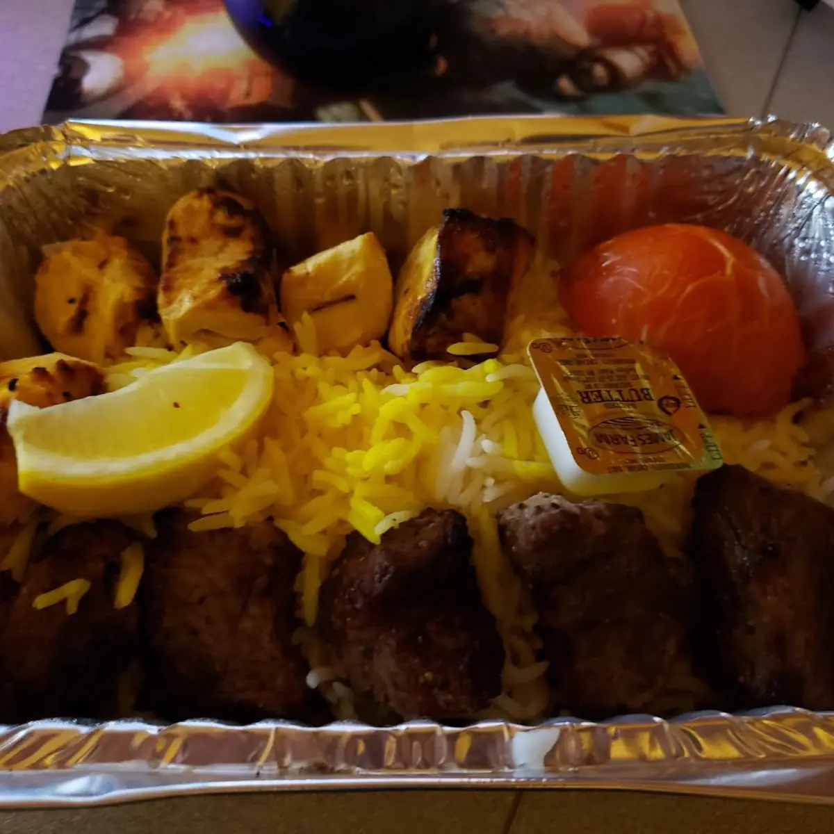Steak and Chicken Kebab