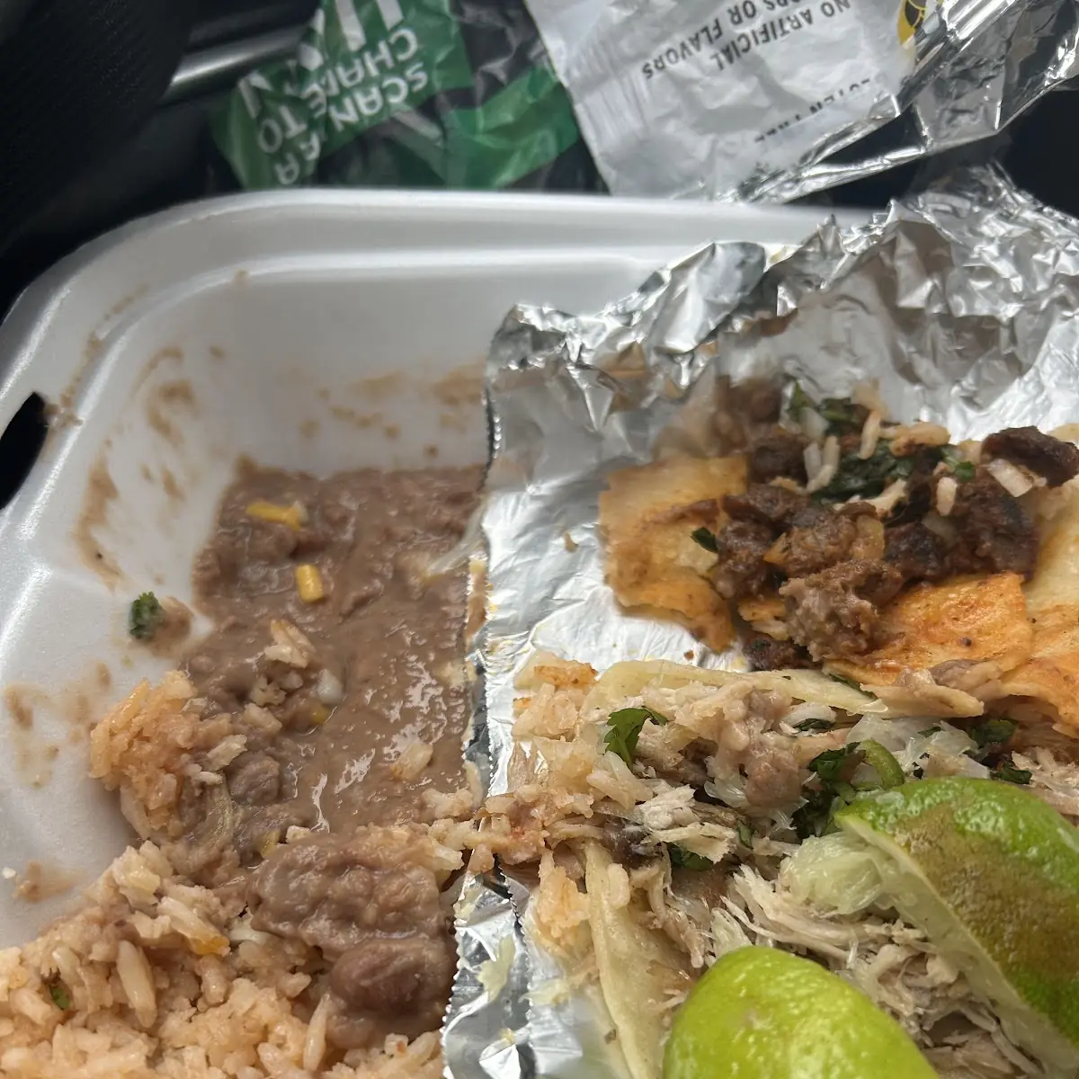 Tres Tacos Uno Al Pastor Dos Carnitas