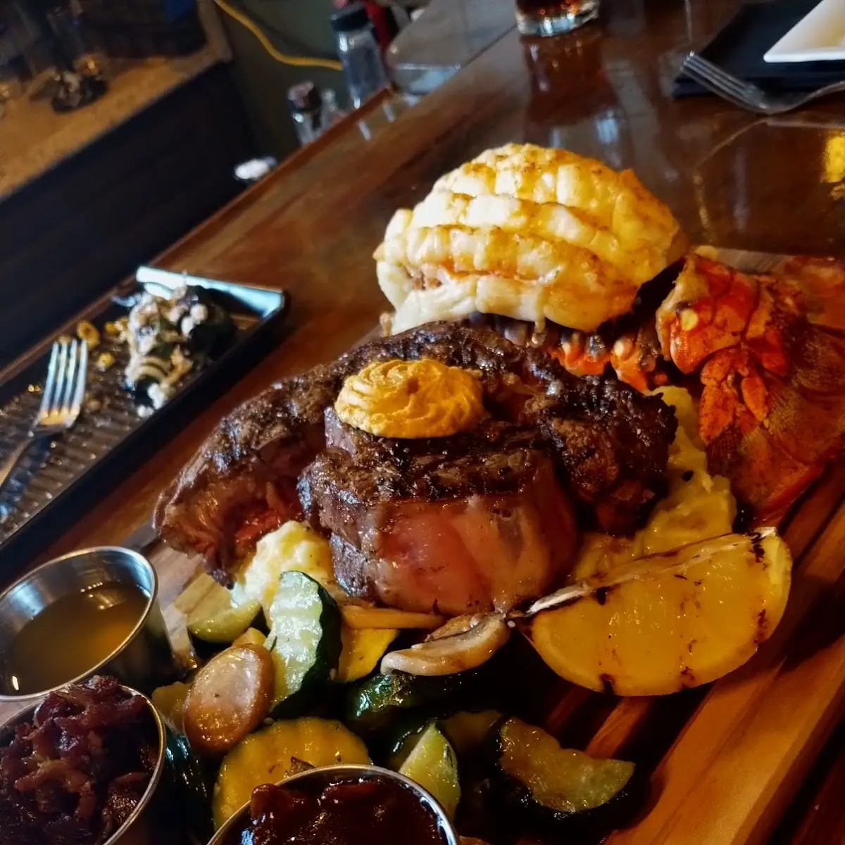 Steak and Lobster Tail