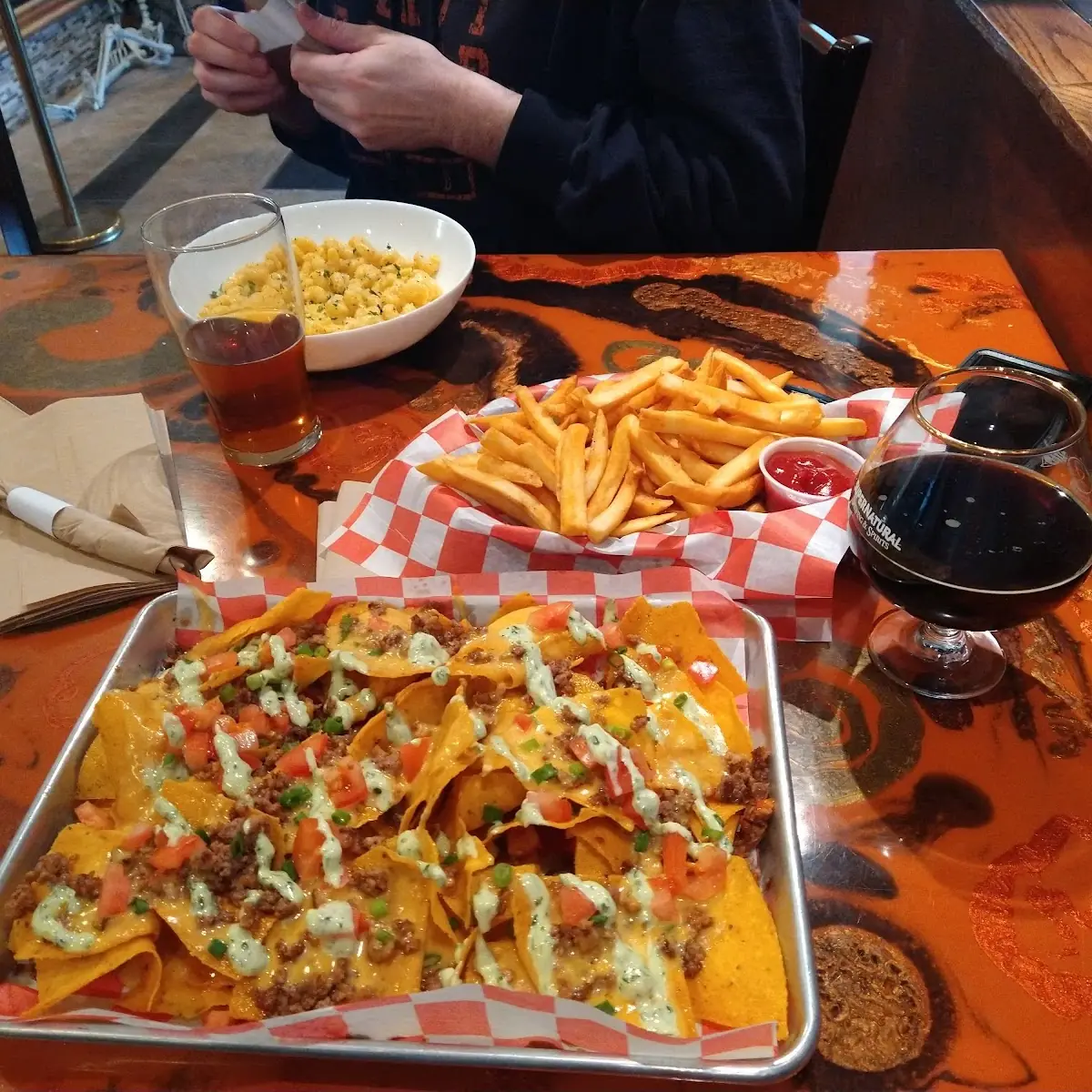 Beer Cheese Nachos