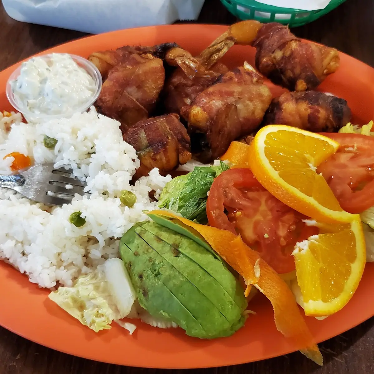 Shrimp Wrapped in Bacon with Cheese