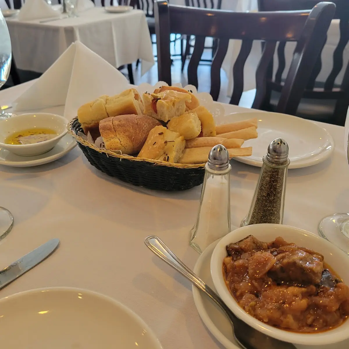 Caponata w Assorted Bread Basket