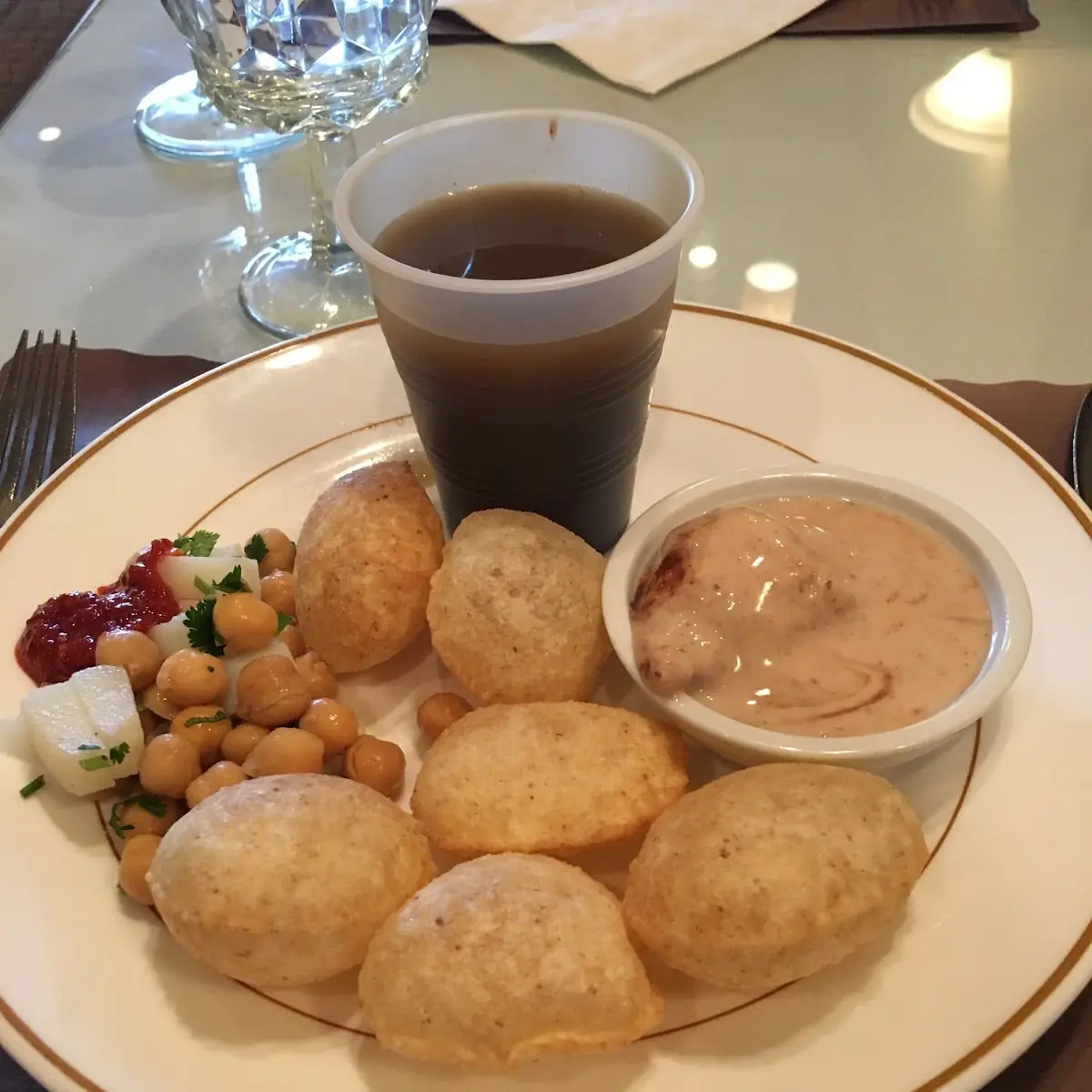 Pani Puri and Dahi Wada