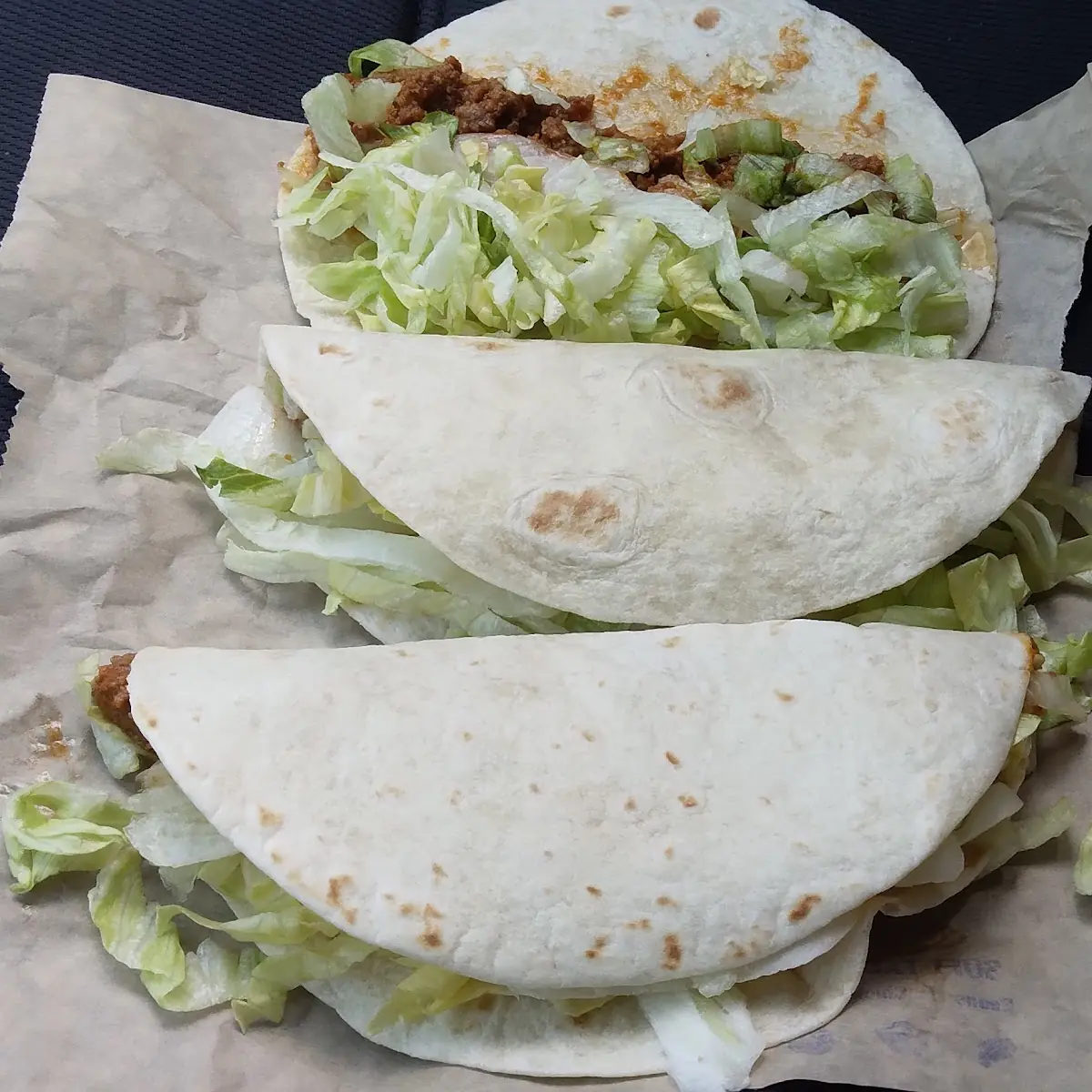 3 Soft Tacos with Large Drink Combo