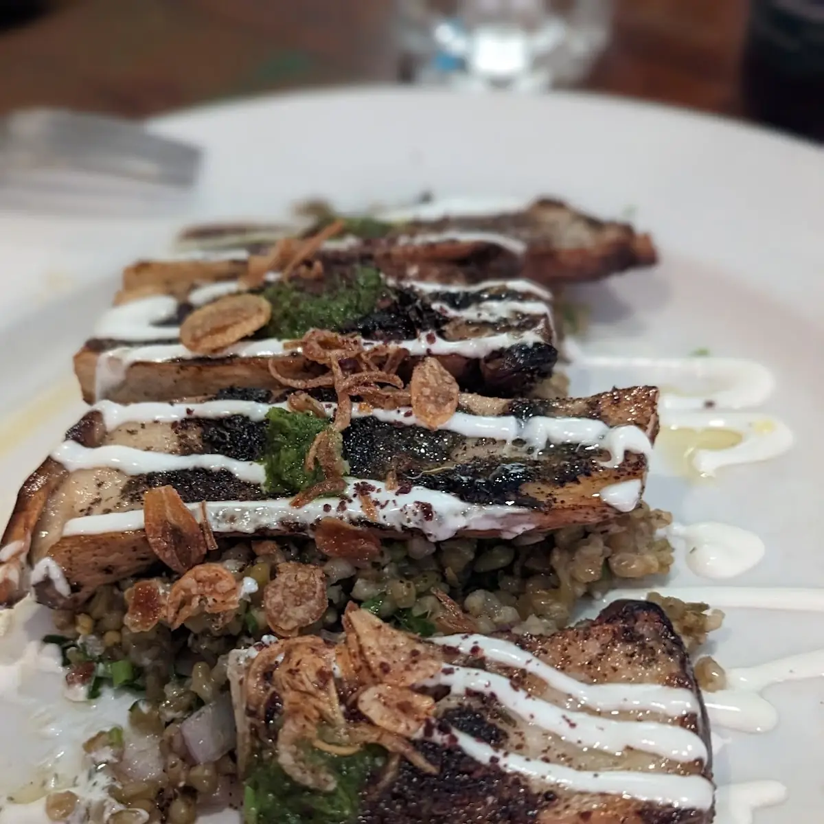 Oyster Mushroom Skewer