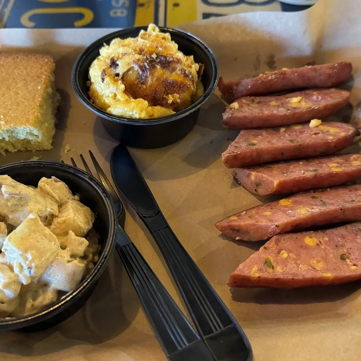 Potato Salad and Cornbread