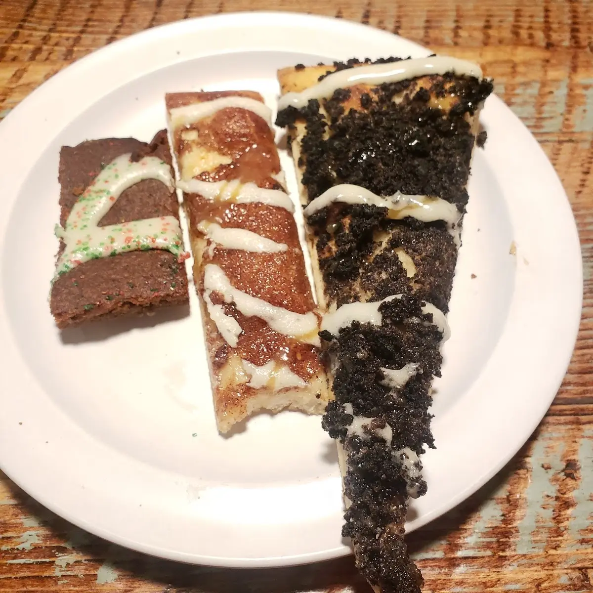 Oreo Pizza Cinnamon Sticks Gingerbread