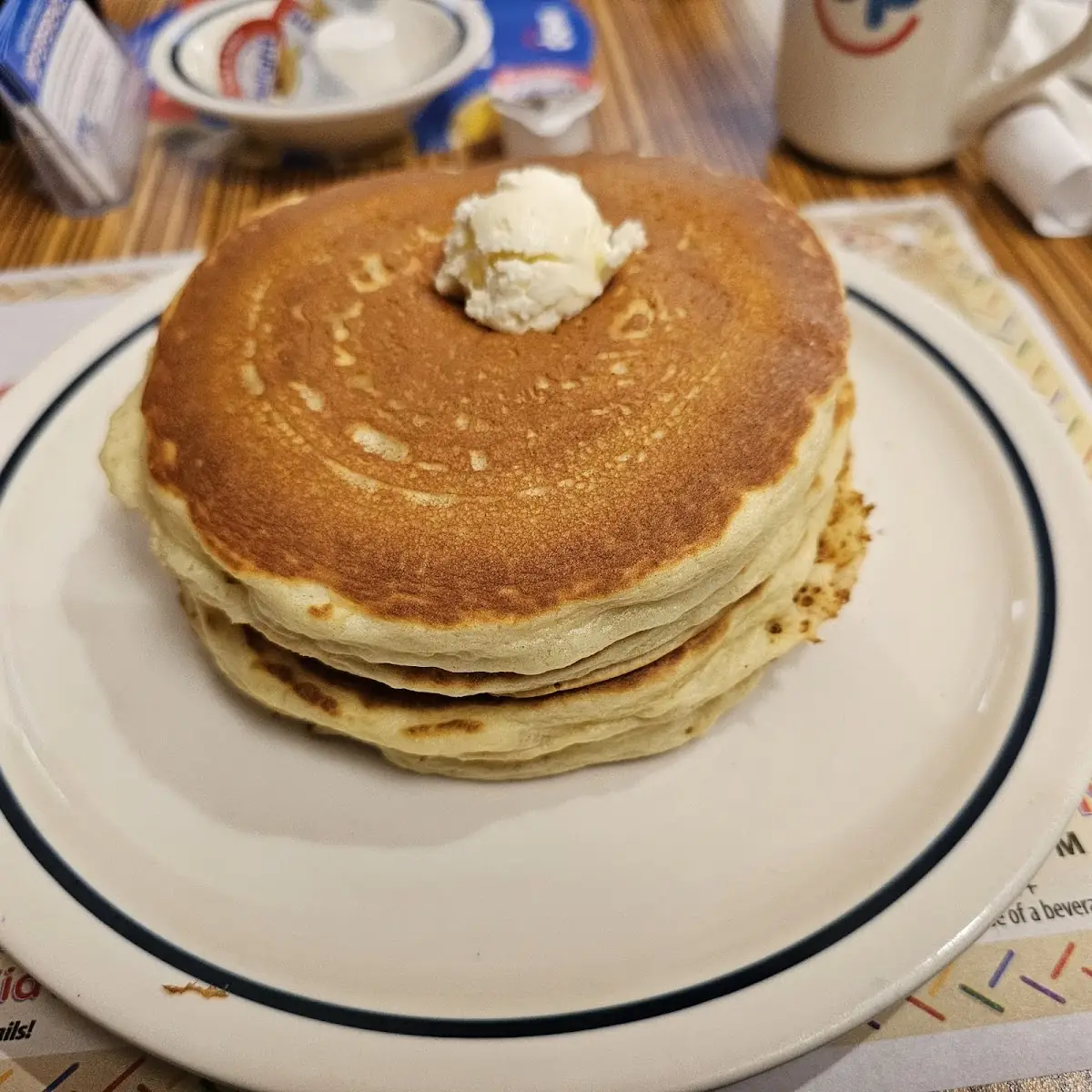 Cinnamon Pancake Combo