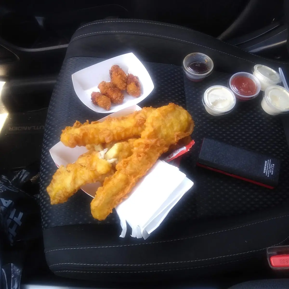 Fish and Chips with Fried Oysters