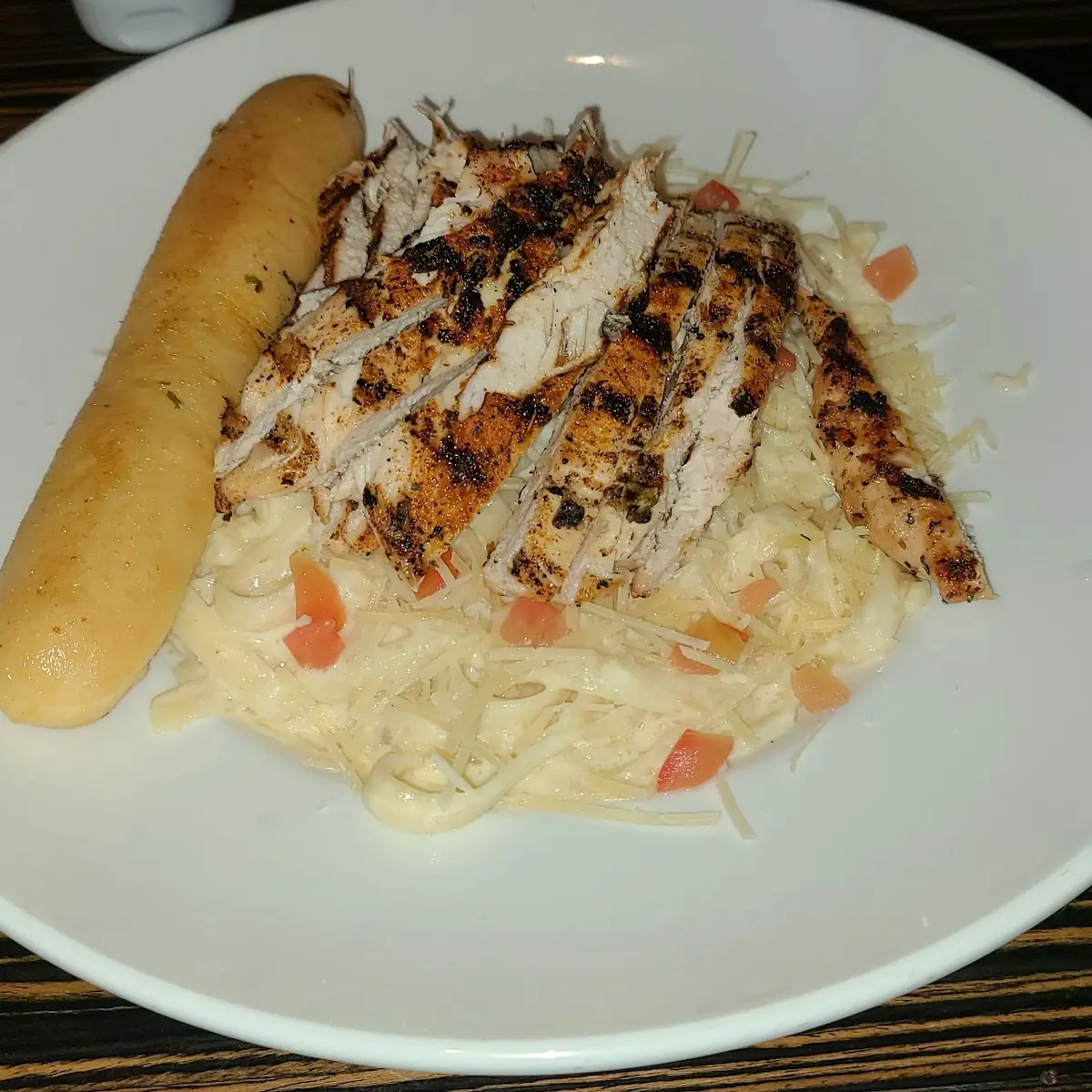 Blackened Chicken Alfredo Pasta